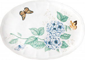 10524880 Lenox Блюдо овальное Lenox "Бабочки на лугу" 40,5см Фарфор