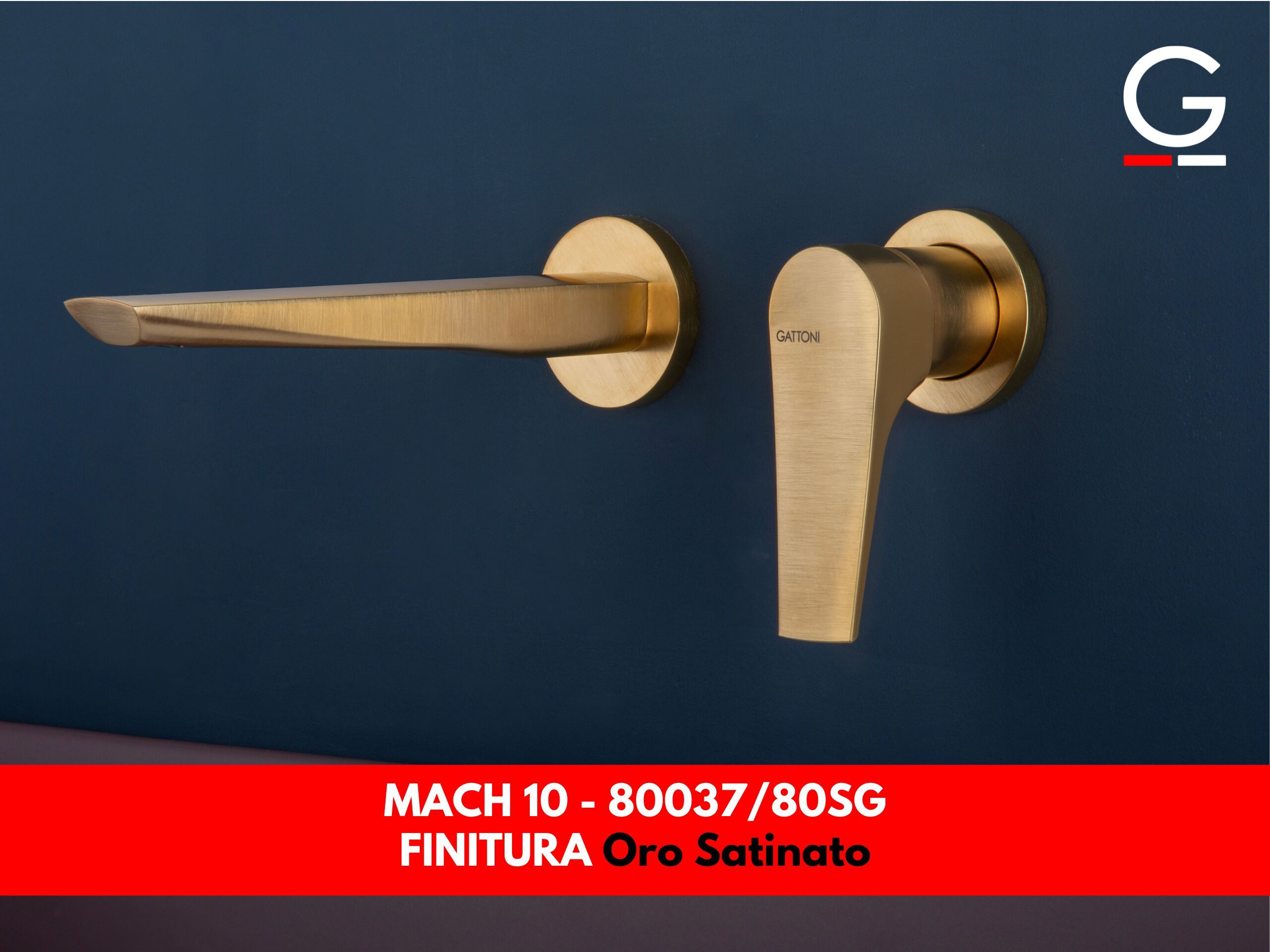 Настенный смеситель для раковины GATTONI Mach 10 ARCH-00048181 - Вид №1