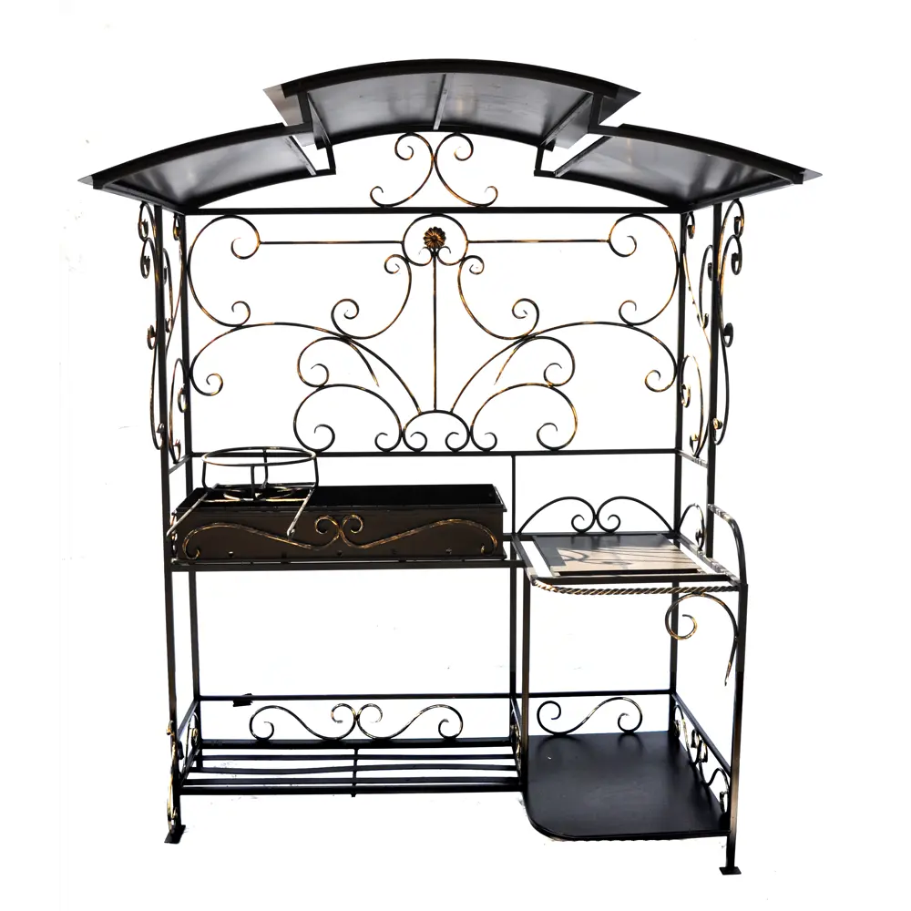 Мангал Лидер 152х105х200 см сталь черный Santreyd STLM-2102228 - Вид №1