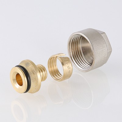 VT.4410.NE.1622 Фитинг коллекторный для пластиковой трубы Valtec 16 (2,2) мм х 3/4"  - Вид №3