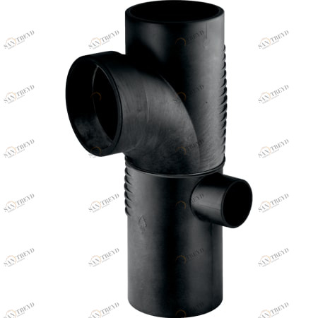 GEBERIT 308.815.14.1 Крестовина двухплоскостная комбинированная Geberit Silent-db20, 88,5°, правая 