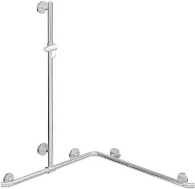 950.35.34051 Поручень для душа с выдвижным держателем для душа теплое прикосновение HEWI Greifen 