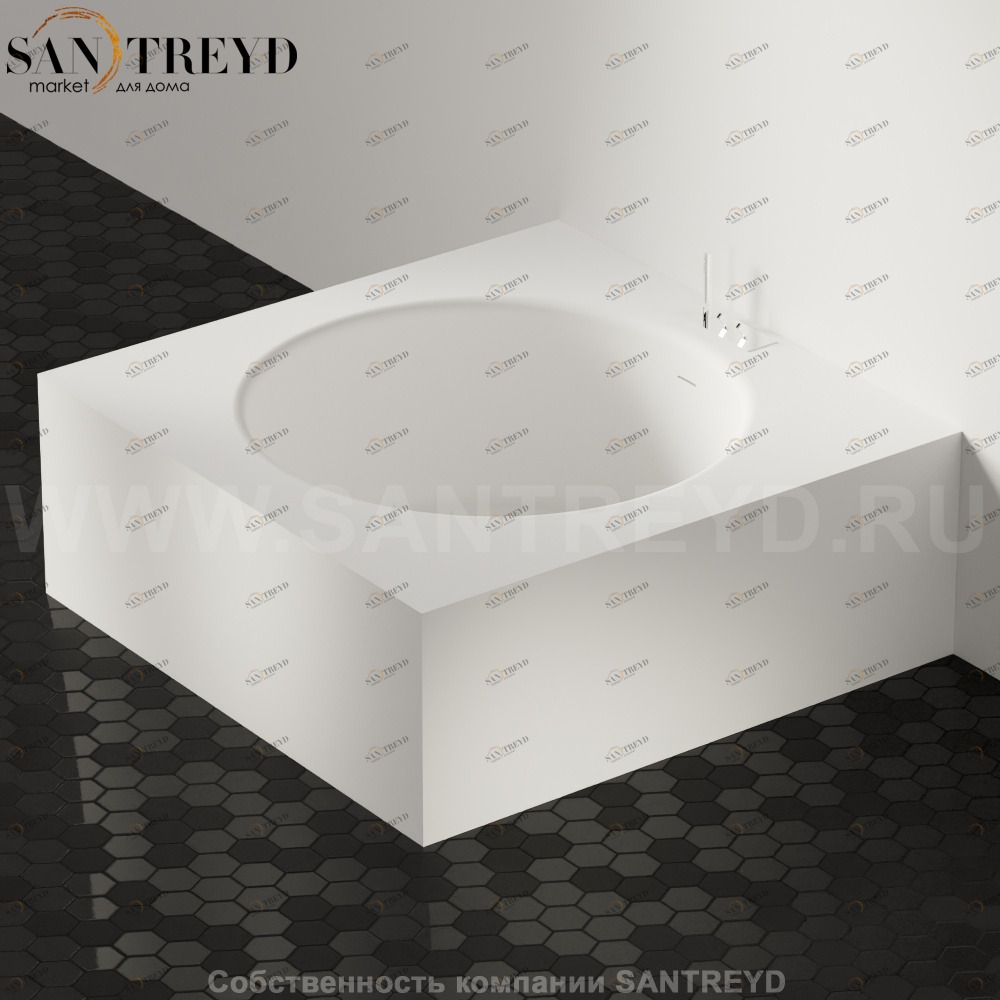 Ванна пристенная IN-OUT белая Agape IN -OUT AVAS1046Z0