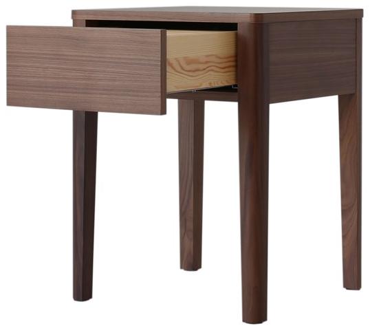 Heavens Прикроватная тумба из орехового дерева квадратная с ящиками Petra sun-id-1463117 - Вид №2