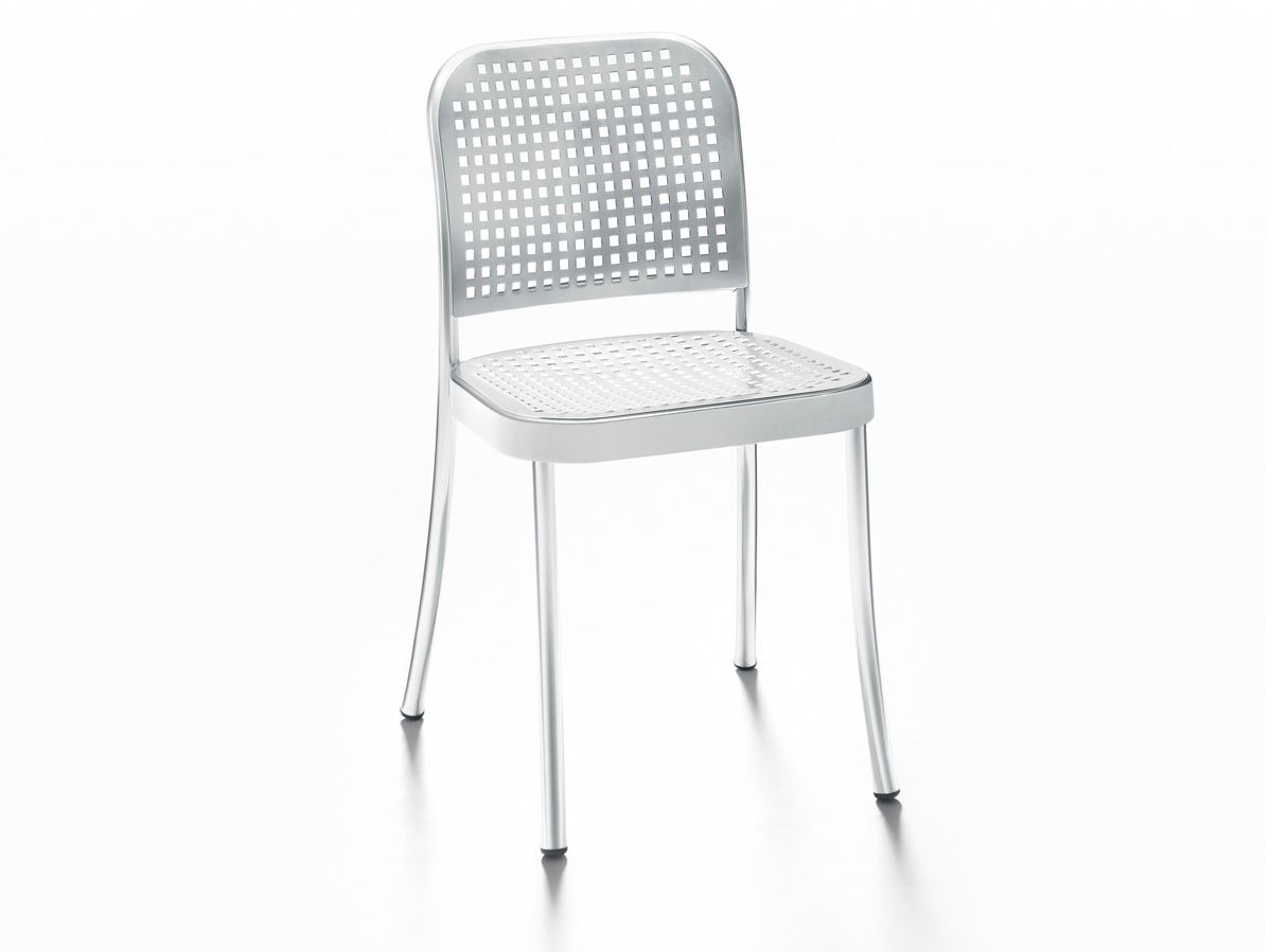 Штабелируемый алюминиевый стул DE PADOVA Silver ARCH-00055819 - Вид №1