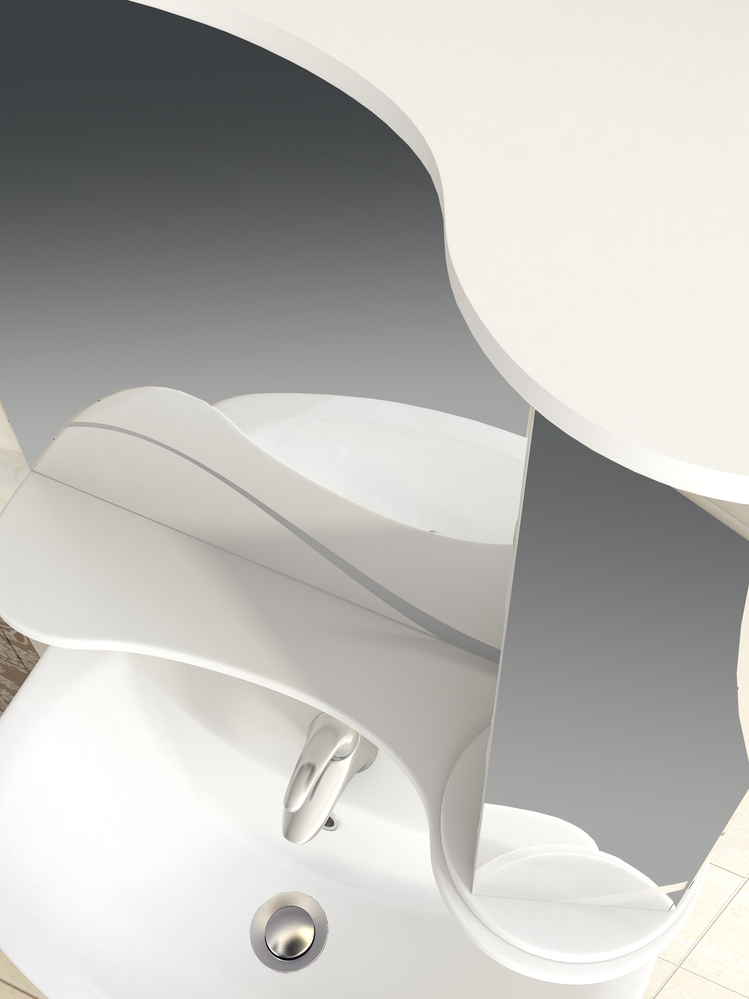 Тумба с раковиной Callao 700 (Балтика)700⨉300⨉830 мм белый Santreyd sun-id-665288 - Вид №4