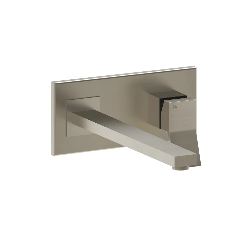 Смеситель для умывальника 53090 149 Gessi Rettangolo k МАТОВЫЙ НИКЕЛЬ FINOX 53090149