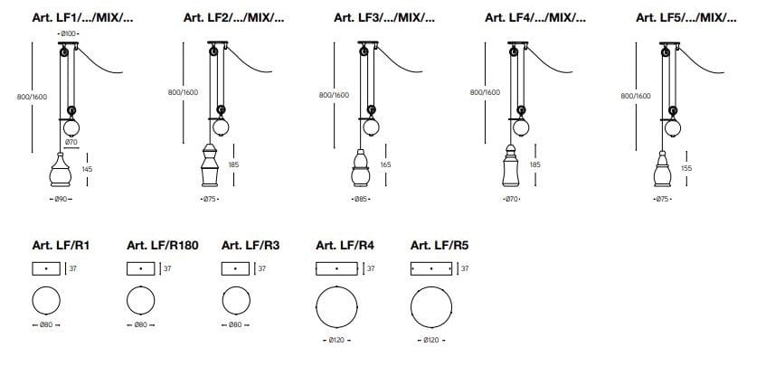Подъемники с керамическим противовесом Aldo Bernardi Fate ARCH-00029812 - Вид №10
