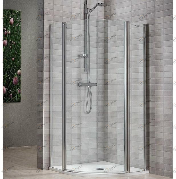 Duka Хрустальная душевая кабина с поддоном Vertica - con soli profili verticali V6rsl
