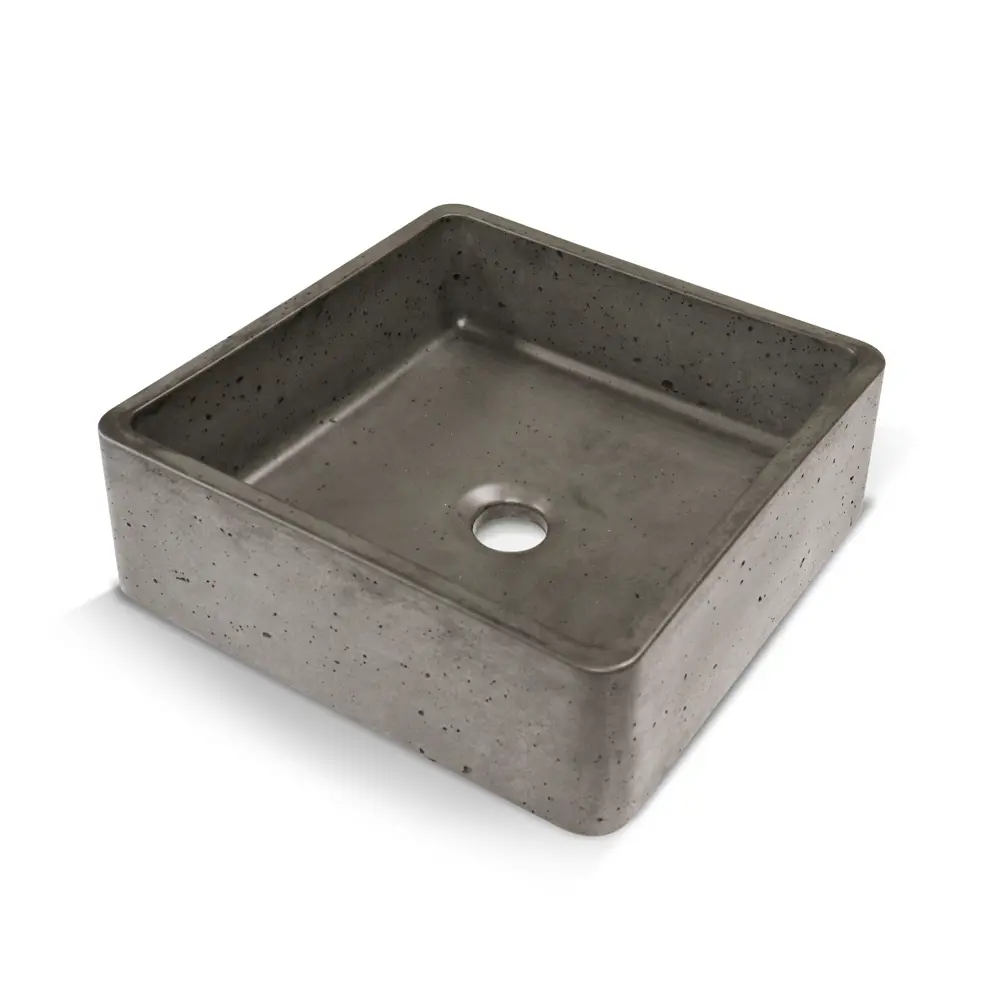 Раковина Square накладная 36x36 см цвет графит матовый Santreyd STLM-2068523