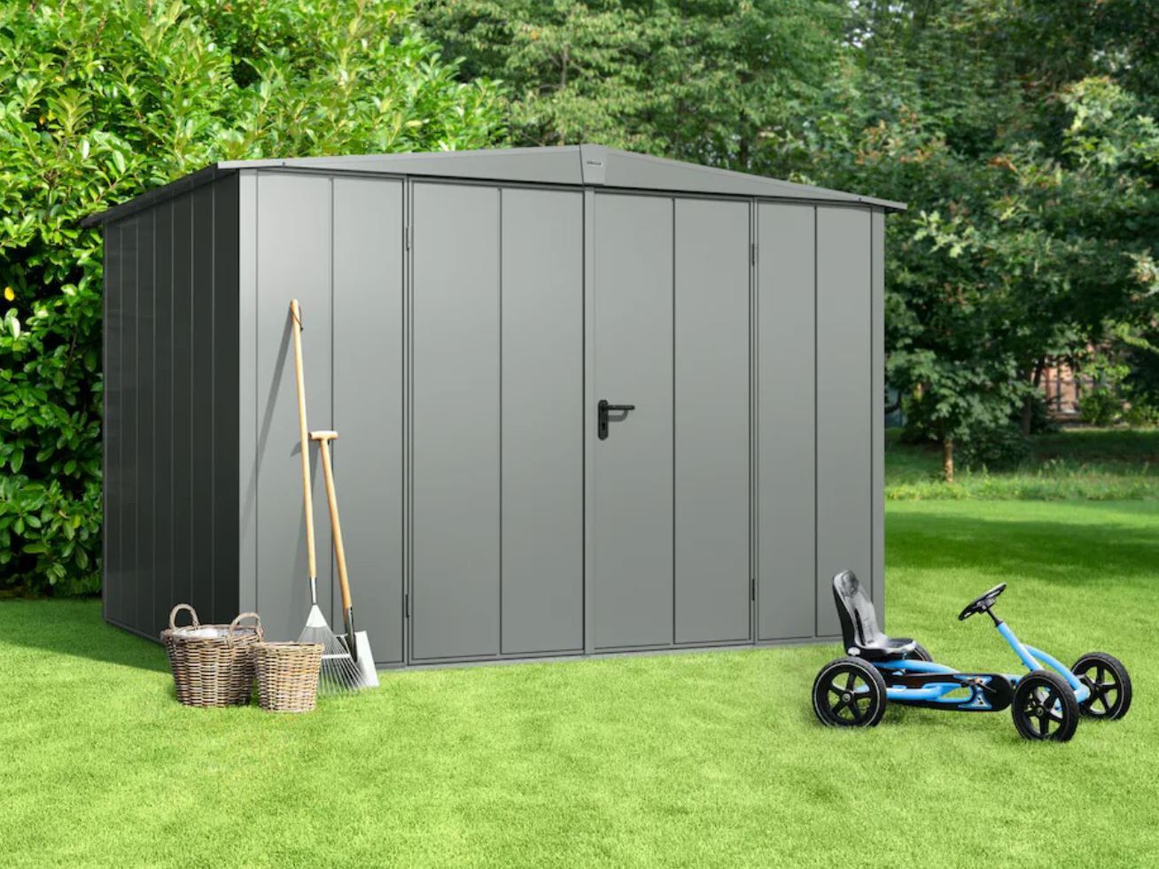 Садовый сарай из оцинкованного листового металла HÖRMANN ITALIA Берри ARCH-00140502 - Вид №1