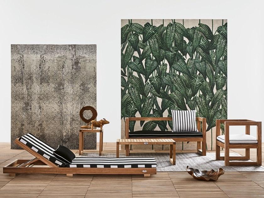 Il Giardino di Legno Низкий прямоугольный столик для сада из тика Boxer Boxr0493 - Вид №1