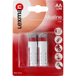 Батарейка алкалиновая Lexman AA 2 шт.