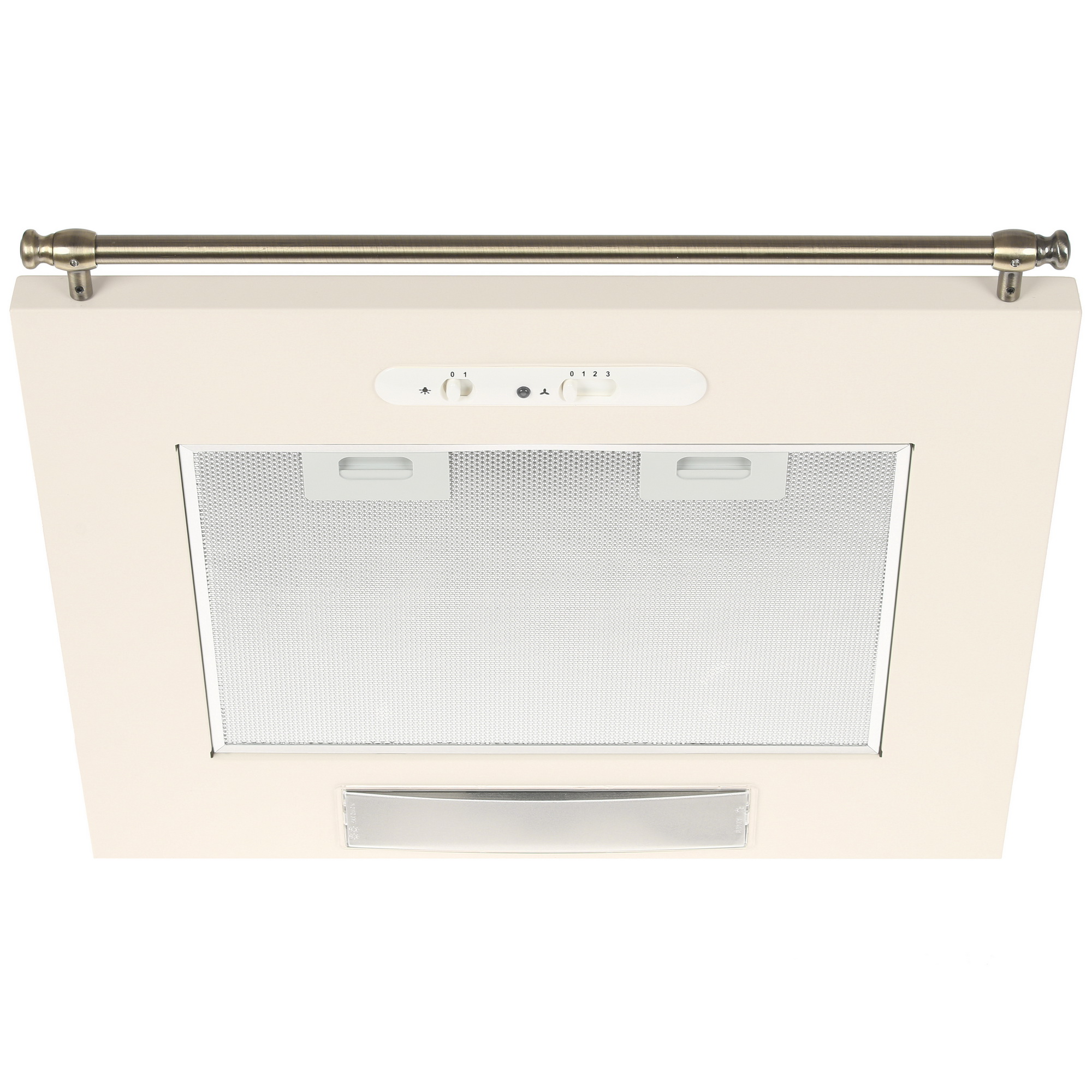 8192988 Вытяжка каминная ELIKOR Грант 60П-400-П3Л бежевый/золотистый STDN-0144502 - Вид №1