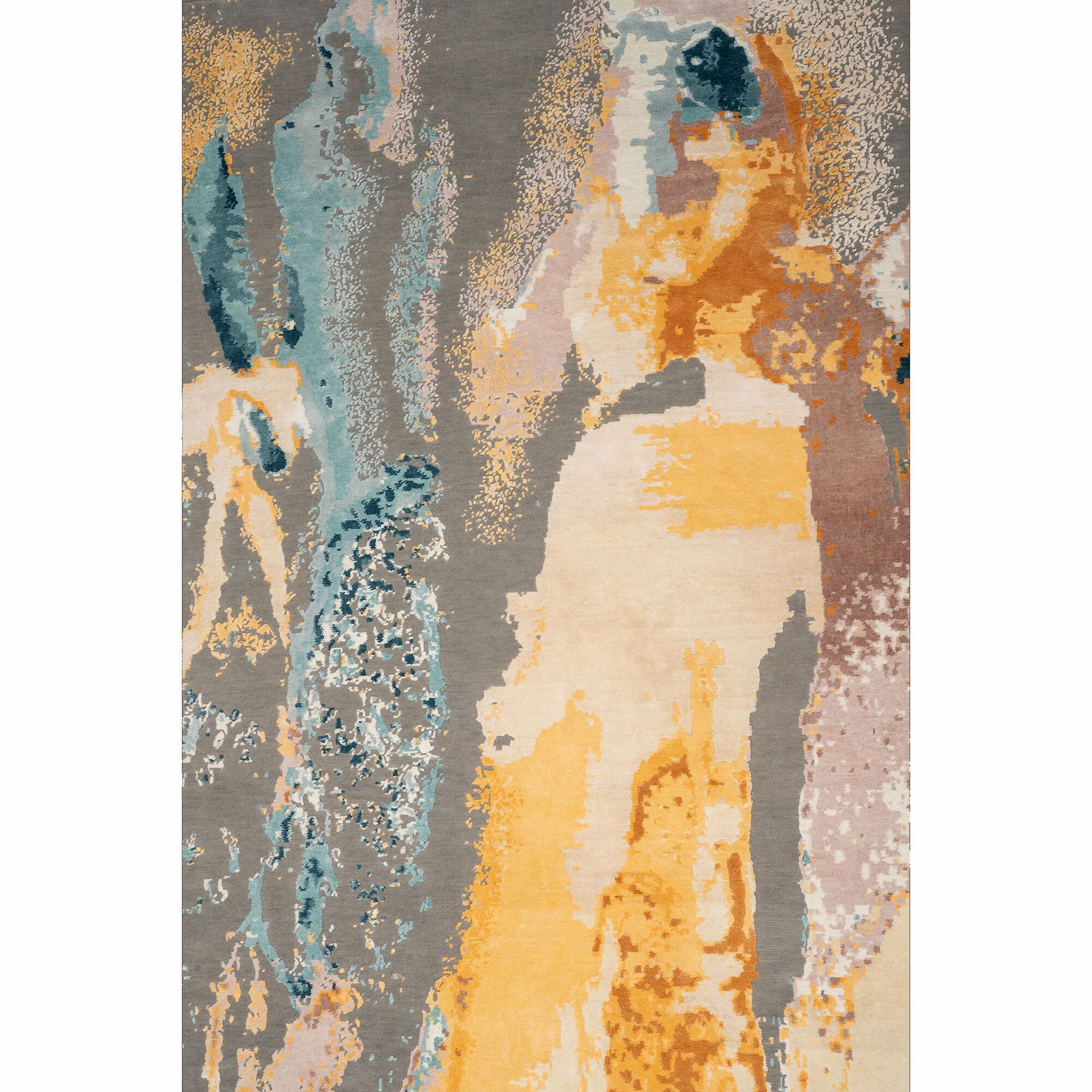 Коврик из новозеландской шерсти и чистого шелка Mantellassi 1926 STALACTITE ARCH-00069925 - Вид №2