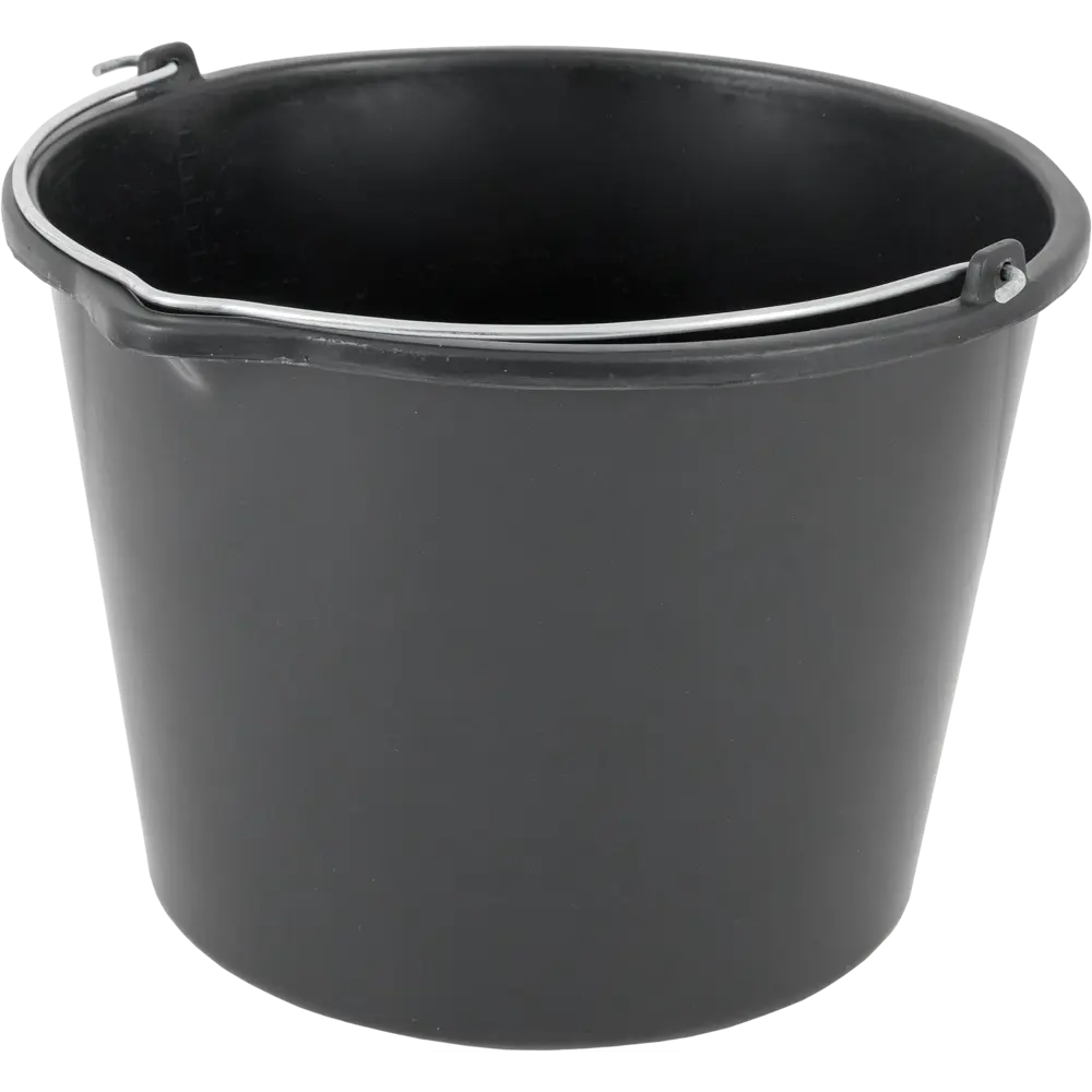 Ведро 12 л пластиковое цвет тёмно-серый Santreyd STLM-2168443
