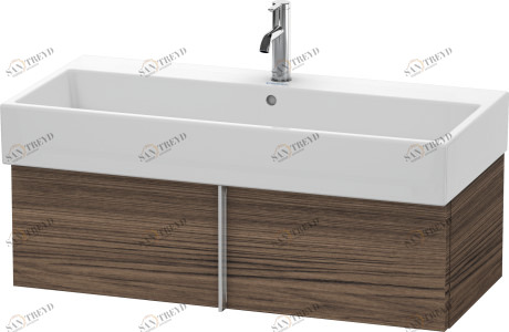 VA612802121 Тумбочка подвесная Vero Air #VA6128 984 x 431 мм Орех темный декор Duravit