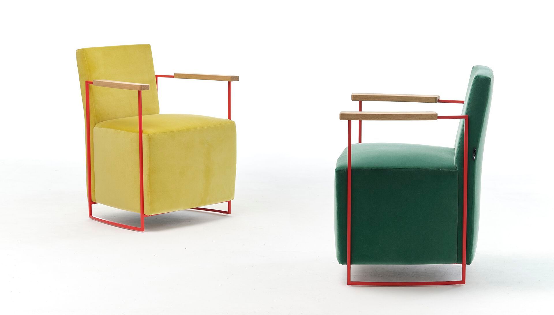 Стальное кресло с подлокотниками EPÒNIMO Gotham ARCH-00120960 - Вид №1