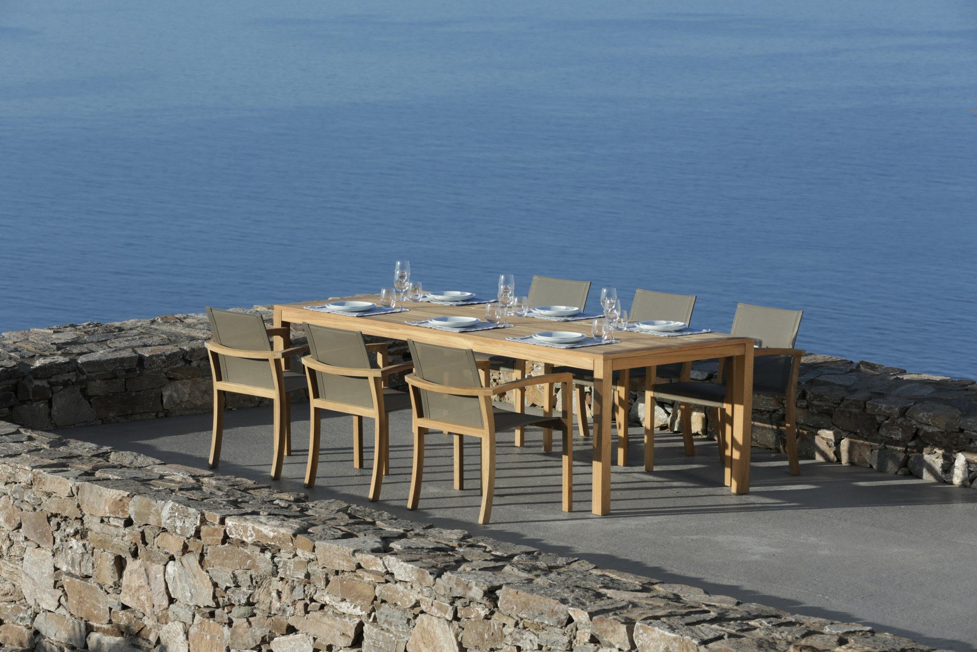 Прямоугольный садовый стол из тикового дерева Royal Botania XQI ARCH-00137451 - Вид №2