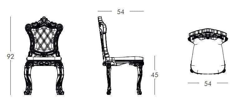 Пластиковый садовый стул SLIDE Дизайн любви ARCH-00150784 - Вид №9