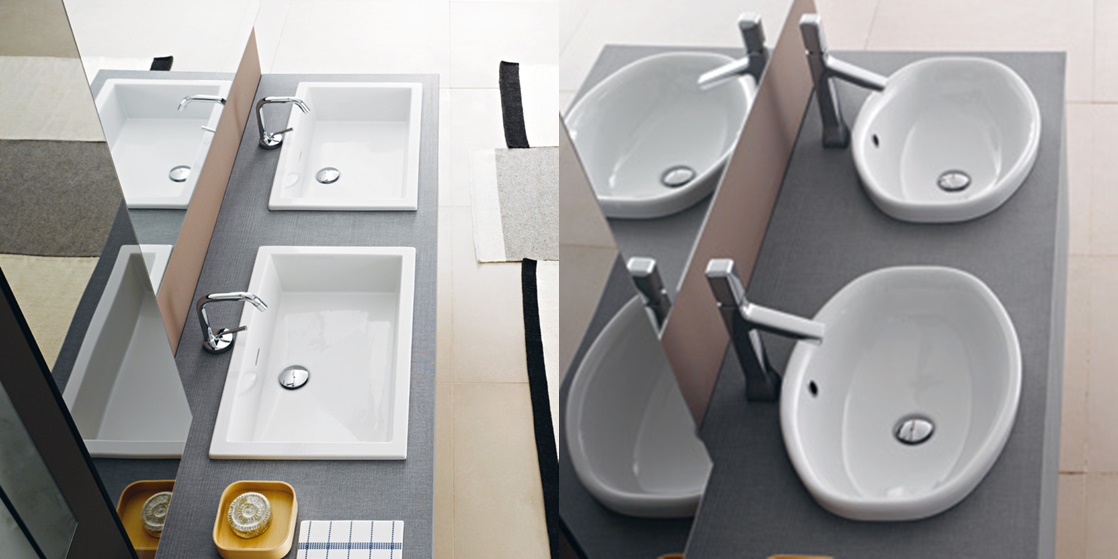 Комбинация ванной комнаты FLY124 в отделке  Net Ceramic / Denim Grigio MILLDUE FLY - Вид №2