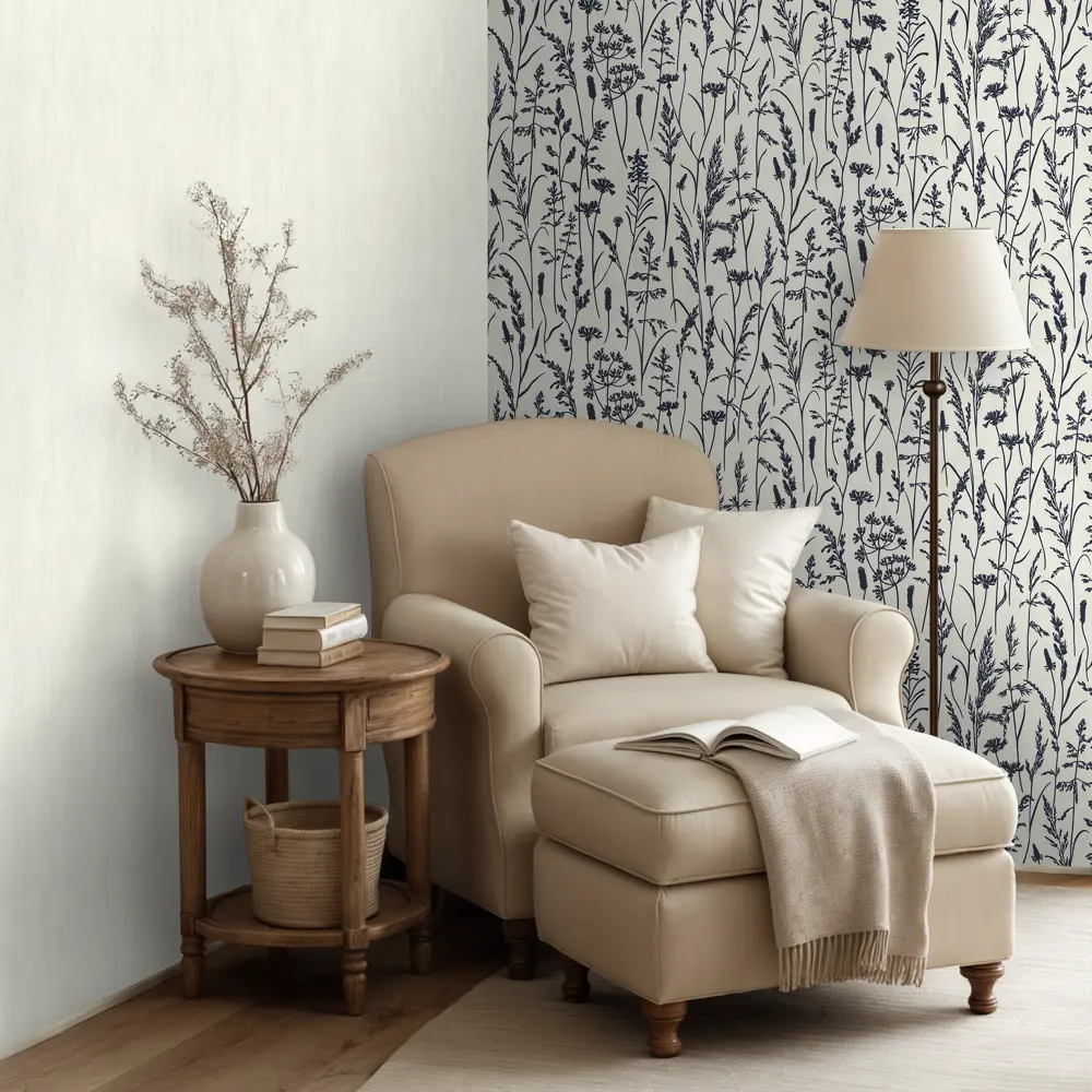 Обои флизелиновые Euro Decor Polina белые ED7313-00 89430197 STLM-2022629 - Вид №5