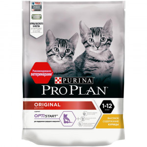 ПР0049854 Корм для котят до года, курица сух. 200 г Pro Plan