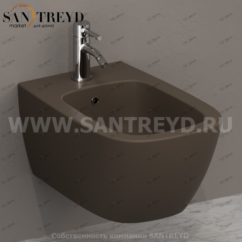 GNS09CS Биде подвесное GENESIS Ceramica Globo