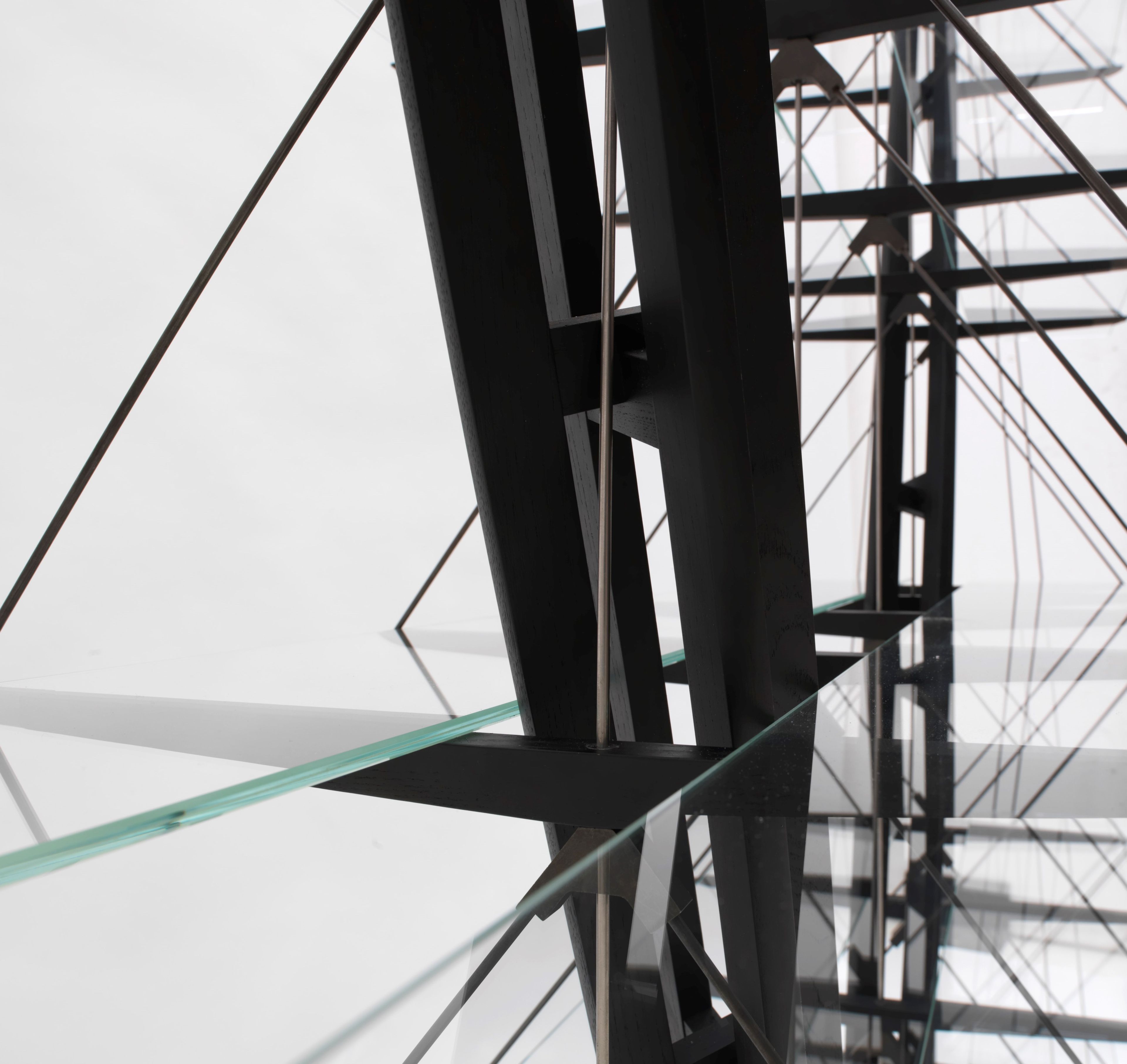 Книжный шкаф из дерева и стекла CASSINA VELIERO ARCH-00093625 - Вид №8