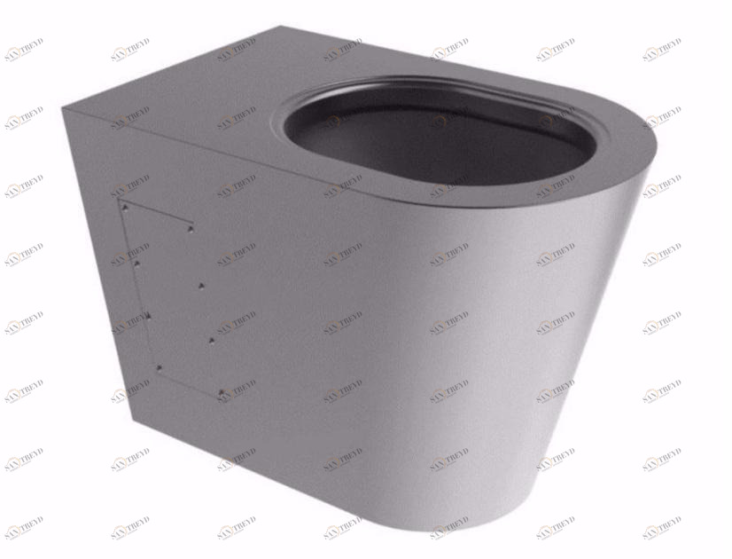 Приставной унитаз напольный Белый Saniline  Россия sun-id-1359854