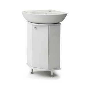 Тумба Браво 40 /угловая/ с умывальником Элегия /угловой/