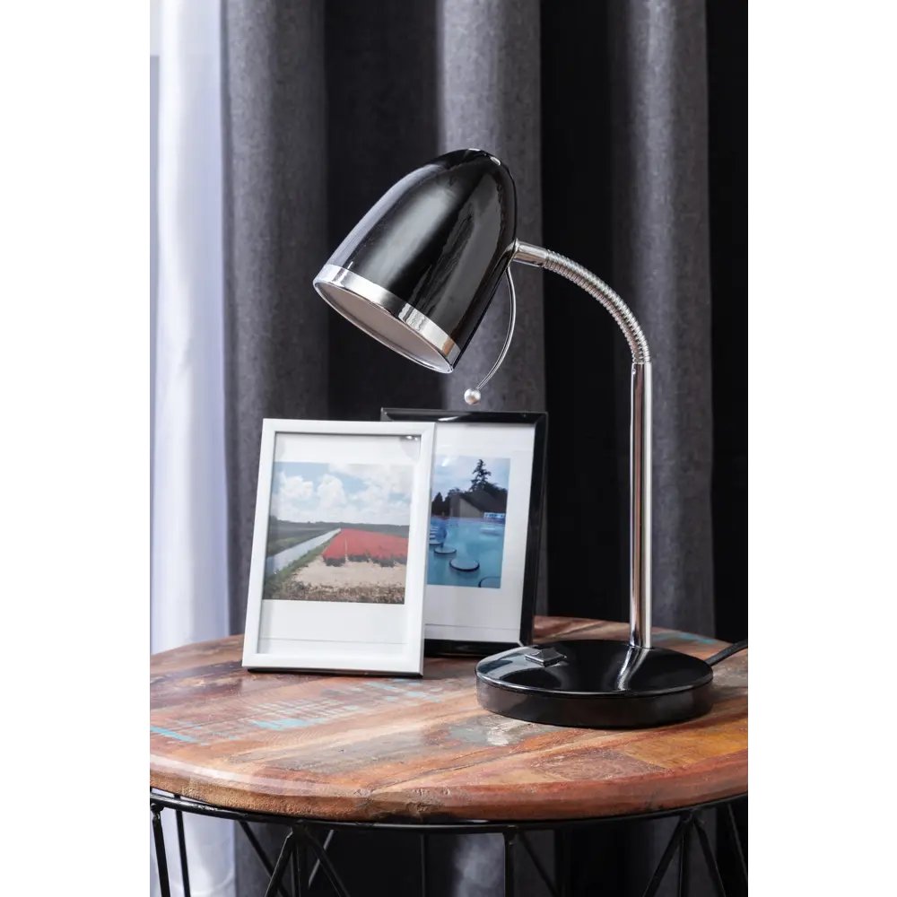 Настольная лампа Sweet Home 1xE27x40 Вт, цвет чёрный CAMELION STLM-2117535 - Вид №7