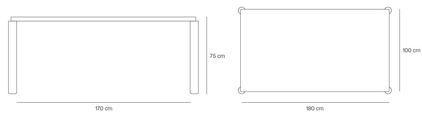 Стол из шпона и каучукового дерева TEULAT Atlas ARCH-00074161 - Вид №9