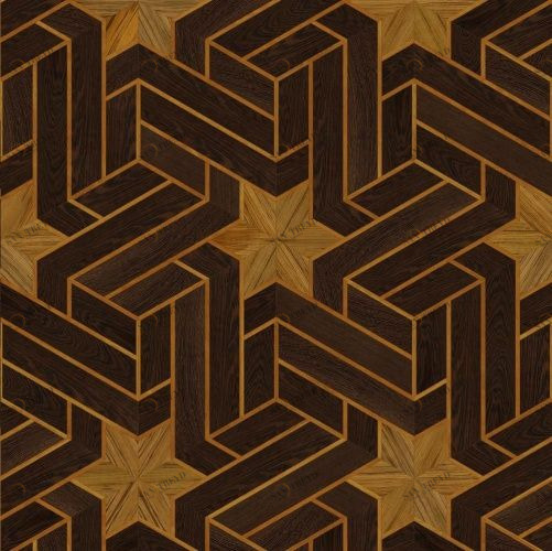 Художественный паркет Da Vinci Щитовой 26-006 Венге (Гладкая) 500х500 мм 26010006