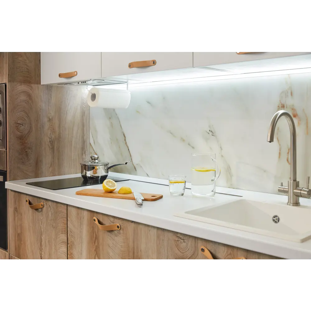 Фасад кухонного шкафа София 59.7x137.3 см KONSENSA ЛДСП цвет белый STLM-2072280 - Вид №7