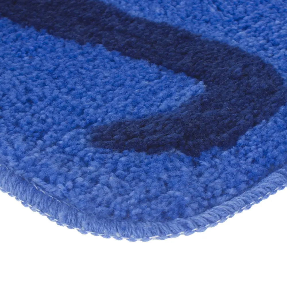 Коврик для ванной комнаты «Волна» 50х80 см цвет синий АКВАЛИНИЯ STLM-2135834 - Вид №2