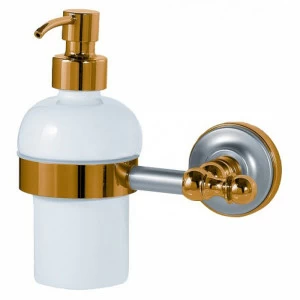 Дозатор жидкого мыла MIGLIORE Mirella ML.MRL-M068.CRDO - хром/золото