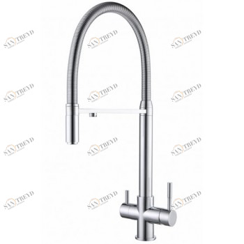 Zorg ZR 337 YF хром Смеситель для кухни Zorg 586х230 