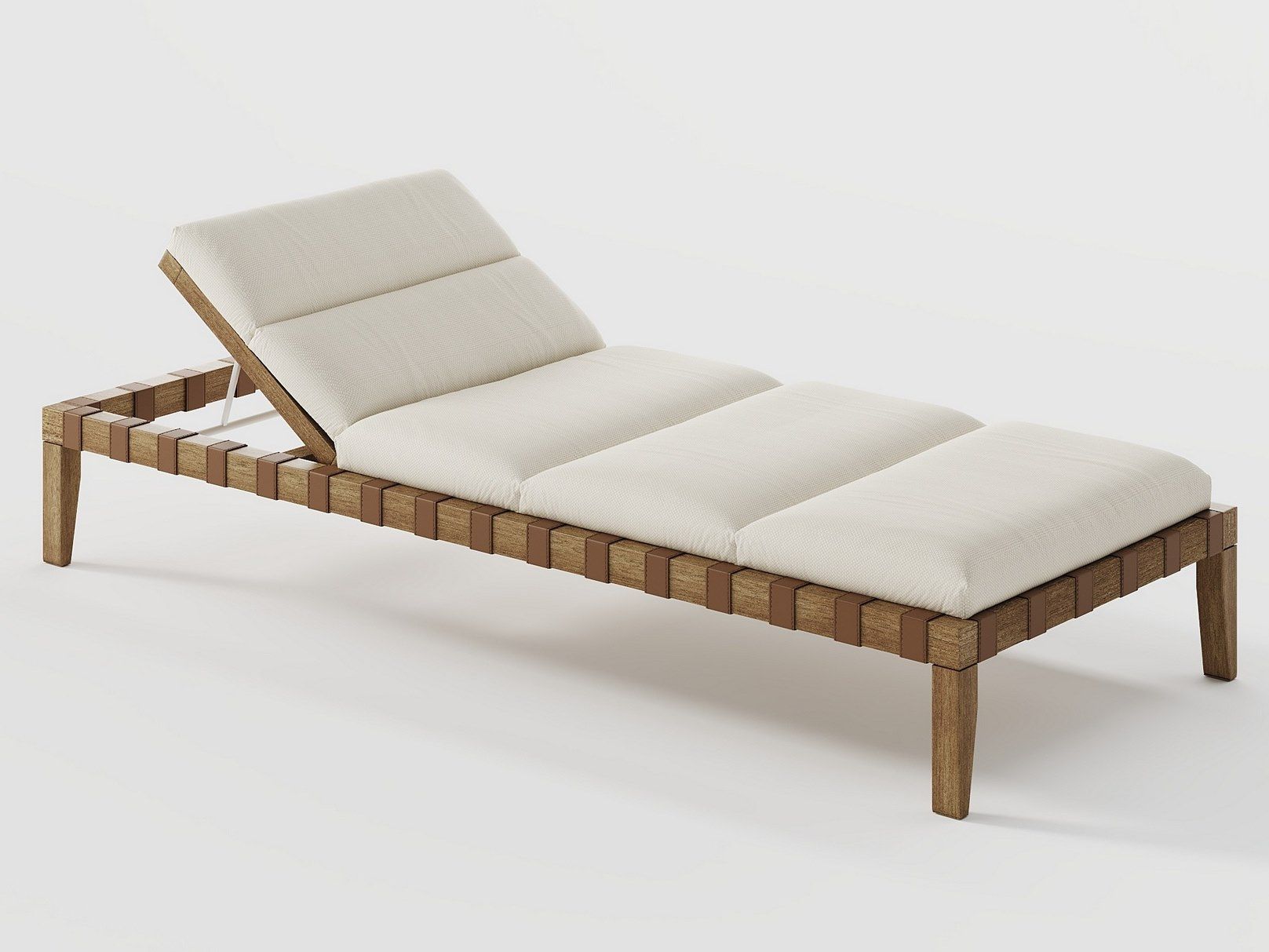 Садовая кровать с каркасом из ироко Braid Feeling ARCH-00031521