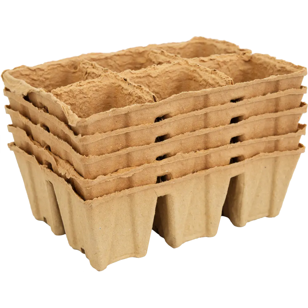 Кассета рассадная биоразлагаемая 6 ячеек 5 шт Santreyd STLM-2025385 - Вид №4