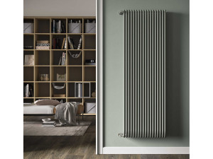 Стальной модульный вертикальный мебельный радиатор