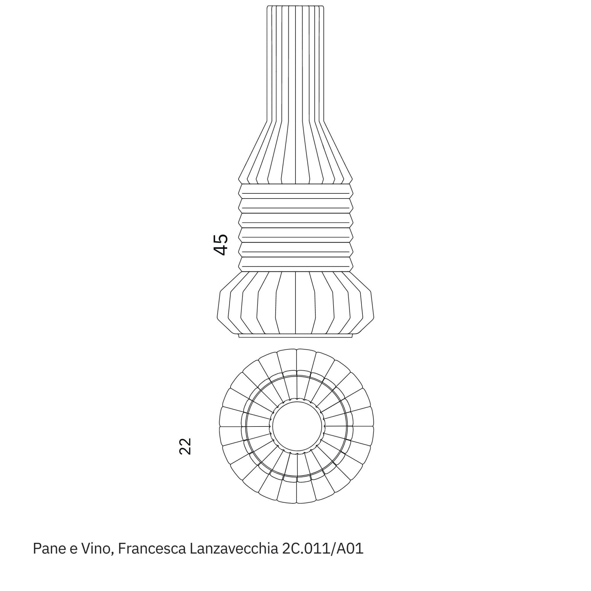 Набор штабелируемых тарелок Orografie PANE E VINO ARCH-00112443 - Вид №4