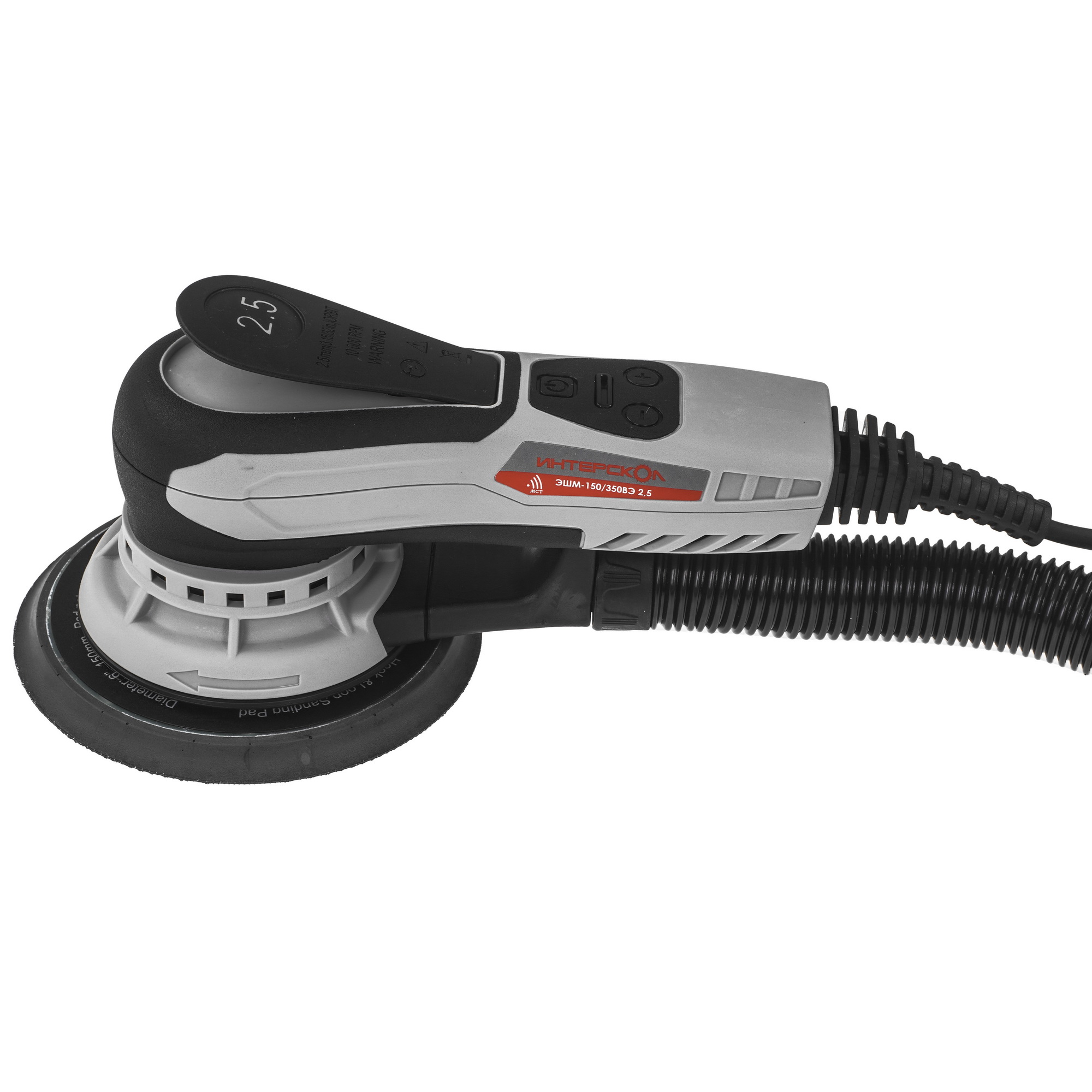 Эксцентриковая шлифмашинка ИНТЕРСКОЛ ЭШМ-150/350ВЭ 5611645 STDN-0128967 - Вид №2