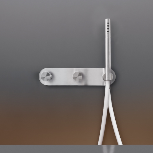 Настенный 2 смесители, установленные для ванной / душем с цилиндрическая ручного душа диаметром 18 м т < / р> CAR50 CEADESIGN  - Вид №1