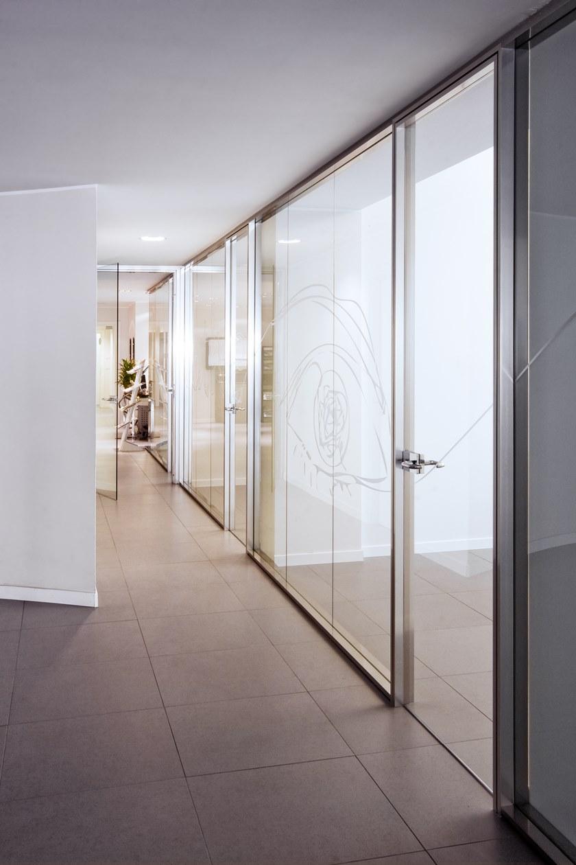 Elitable Стеклянная звуконепроницаемая сдвижная стена для офиса Unika sun-id-1362479 - Вид №6