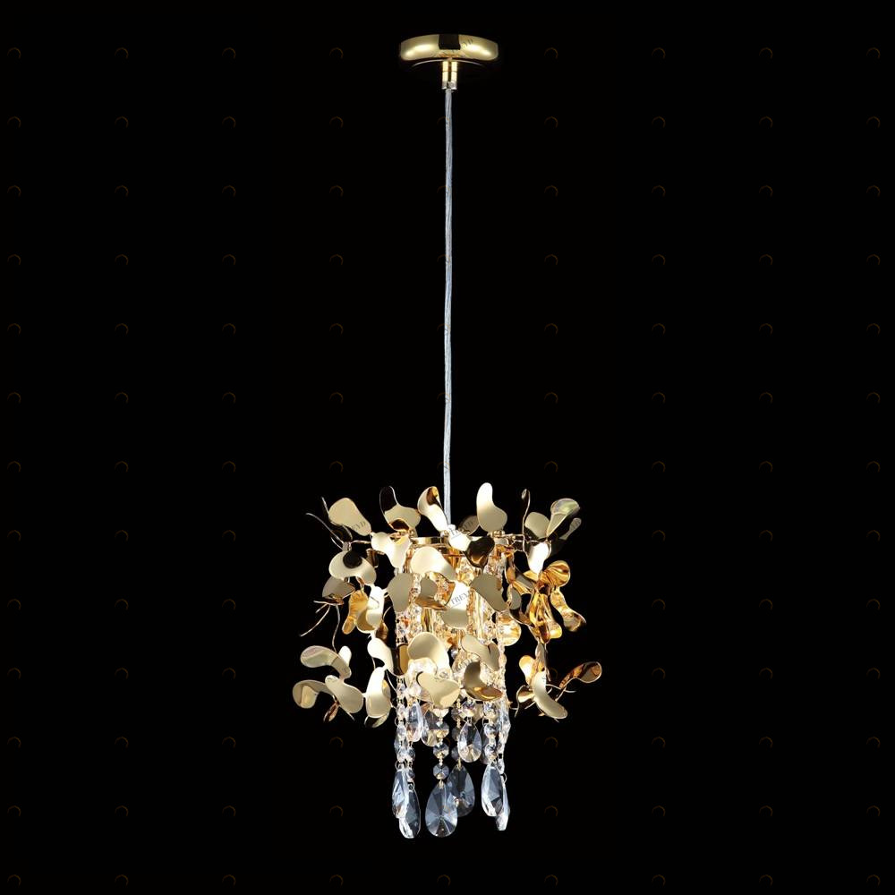 Подвесная люстра Crystal Lux Romeo SP2 Gold D250 CRYSTAL LUX ДИЗАЙНЕРСКИЕ, ROMEO 056948 Золотой 