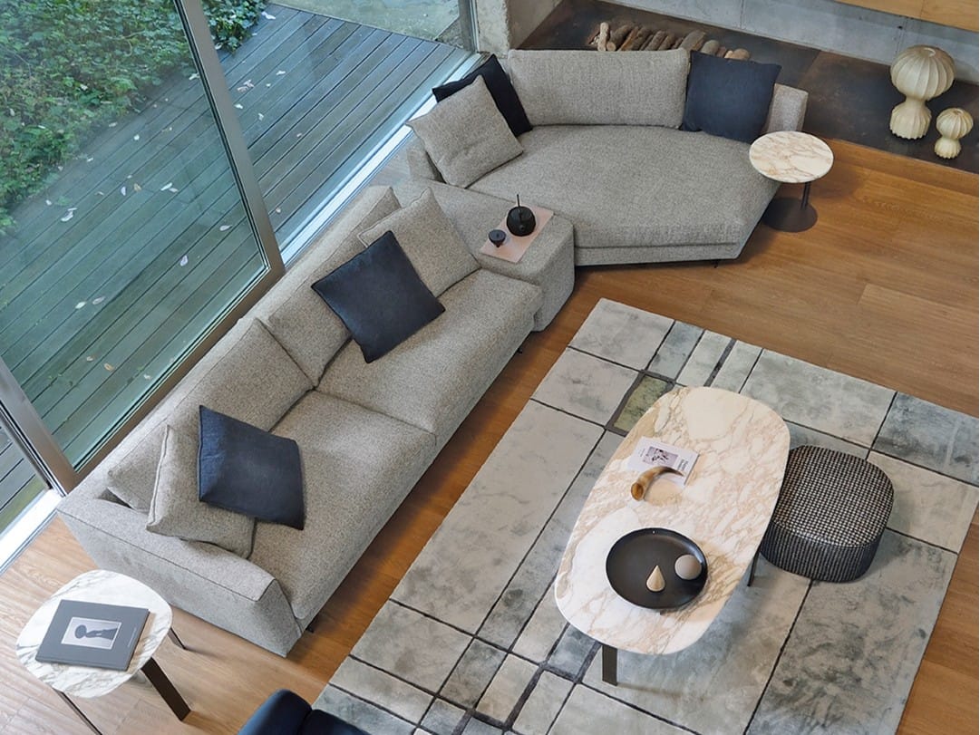 Тканевый диван с полуостровом CTS SALOTTI Ikon ARCH-00102610 - Вид №1