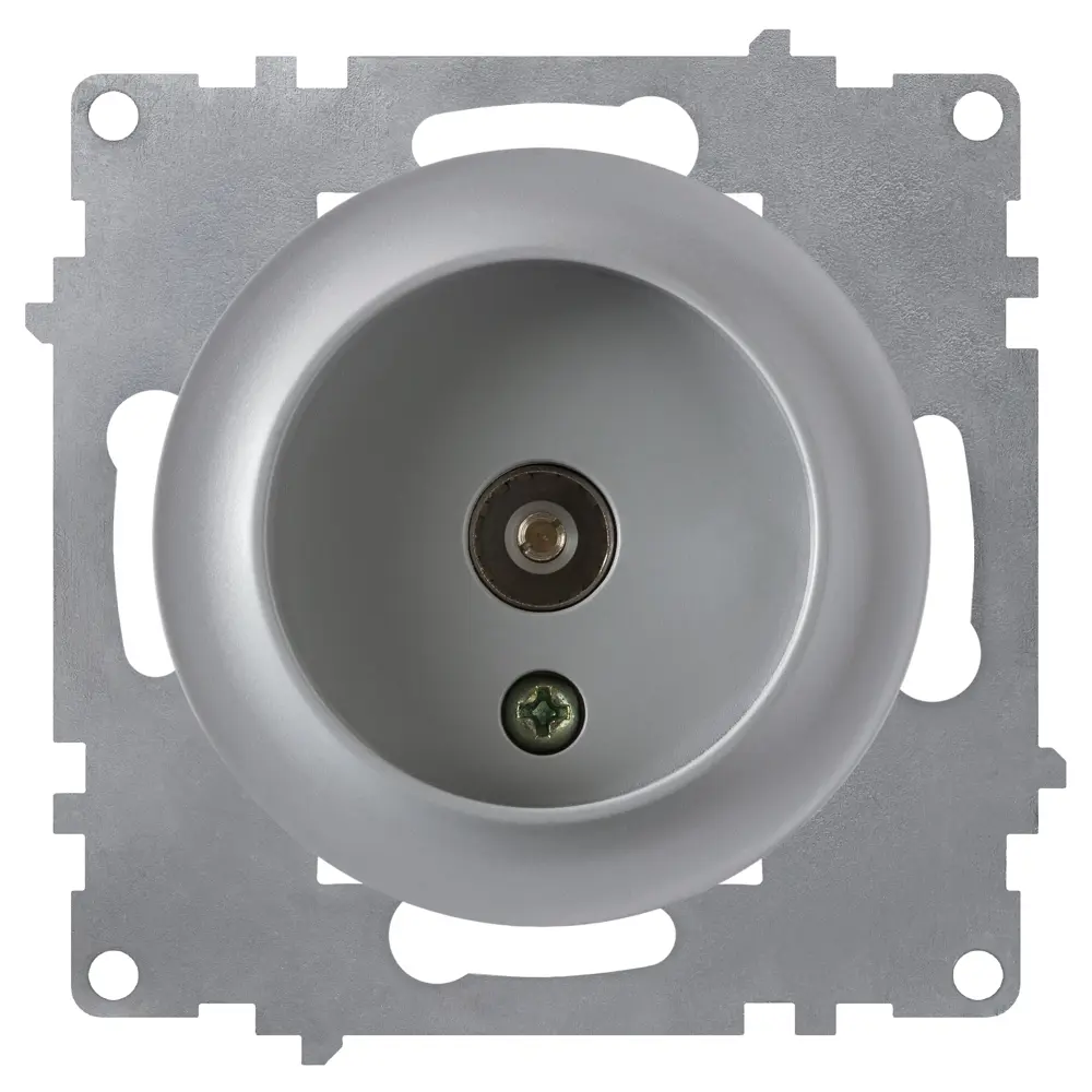 Телевизионная розетка OnekeyElectro Florence серая для скрытого монтажа 82127036 STLM-0019921