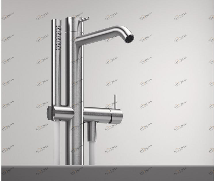 ZAZZERI Смеситель для ванны напольный с ручным душем Z316 sun-id-1492502