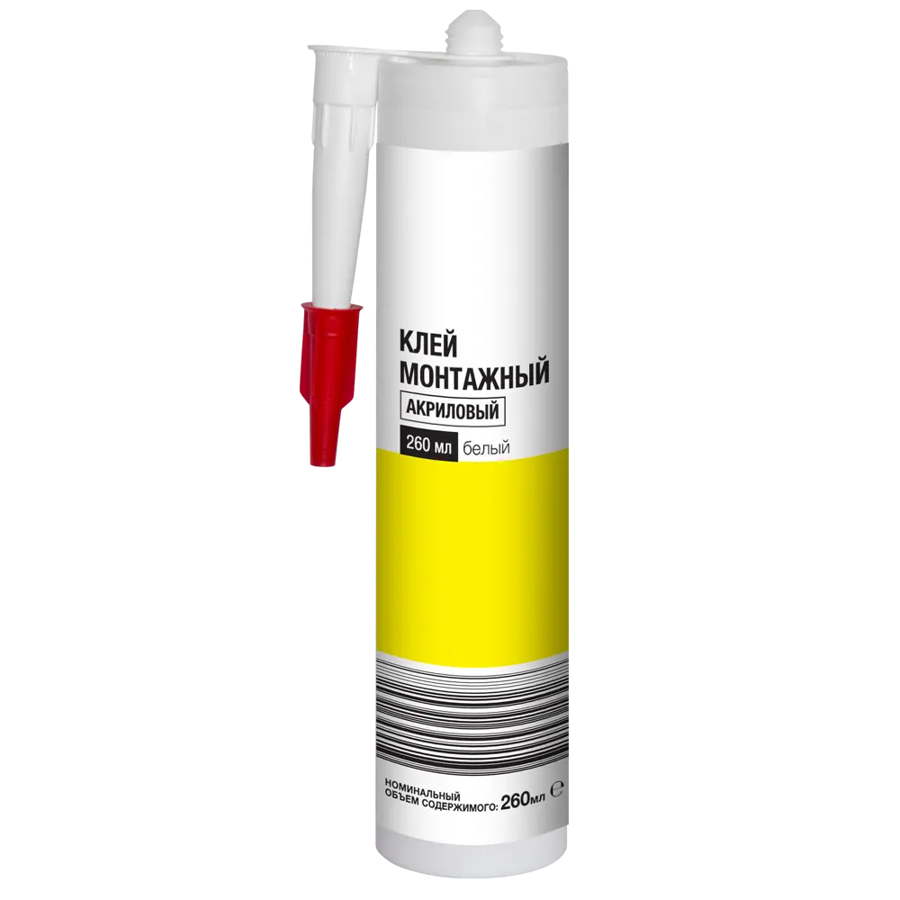 Клей монтажный акриловый ЛЦ 260 мл белый Santreyd STLM-2142137